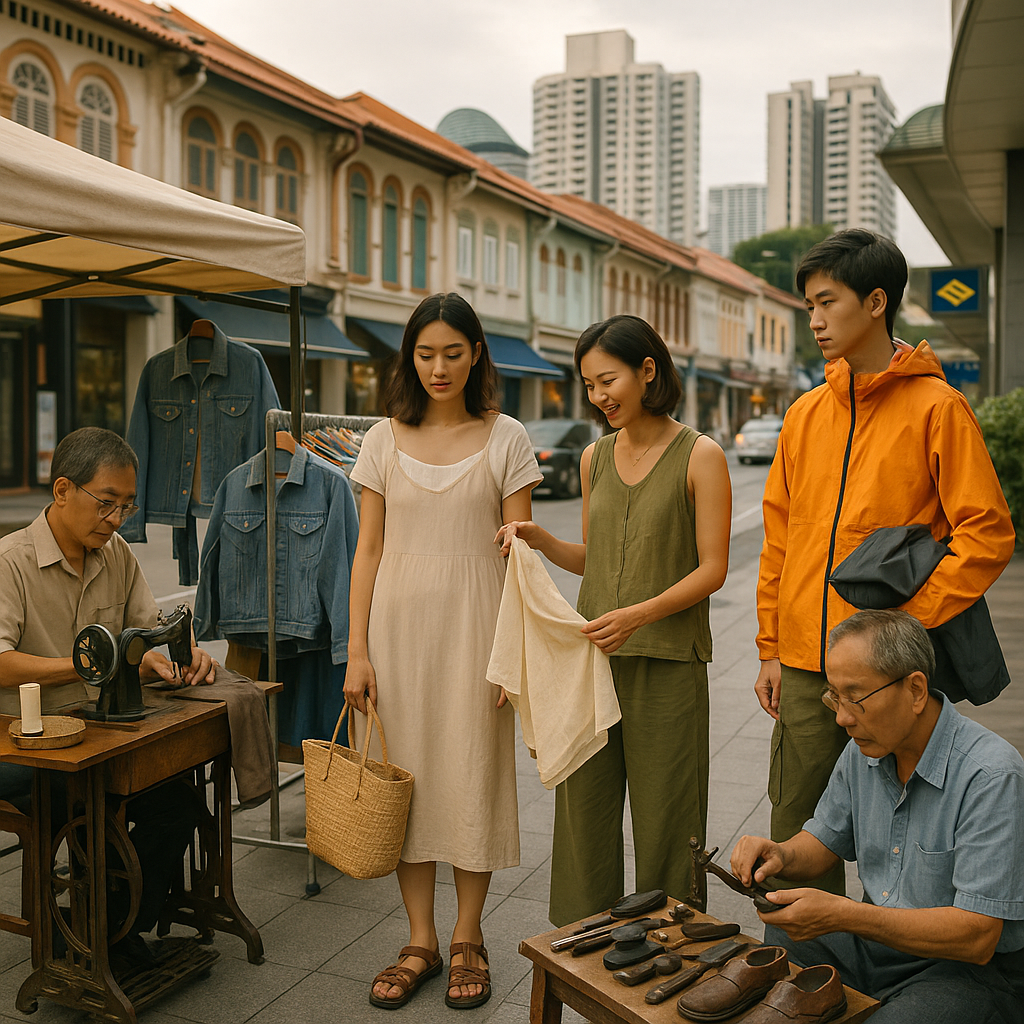 Dressing the Tropics: Fabric Intelligence and Fit on Singapore’s Streets