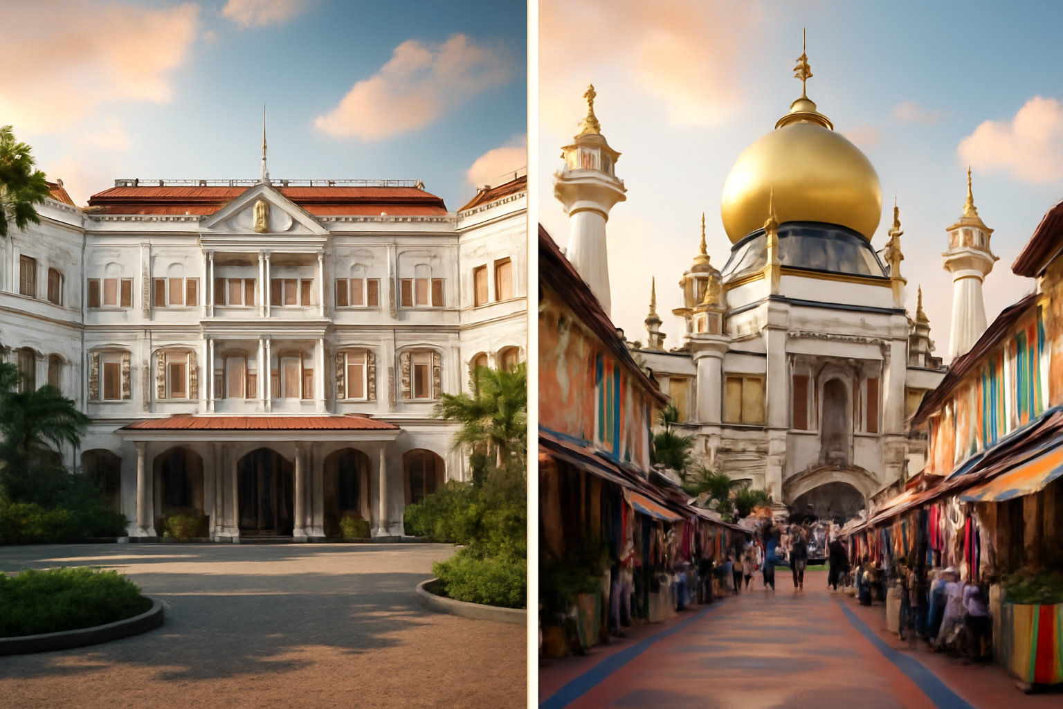 Explore Singapore’s Rich History: Raffles Hotel and Kampong Glam