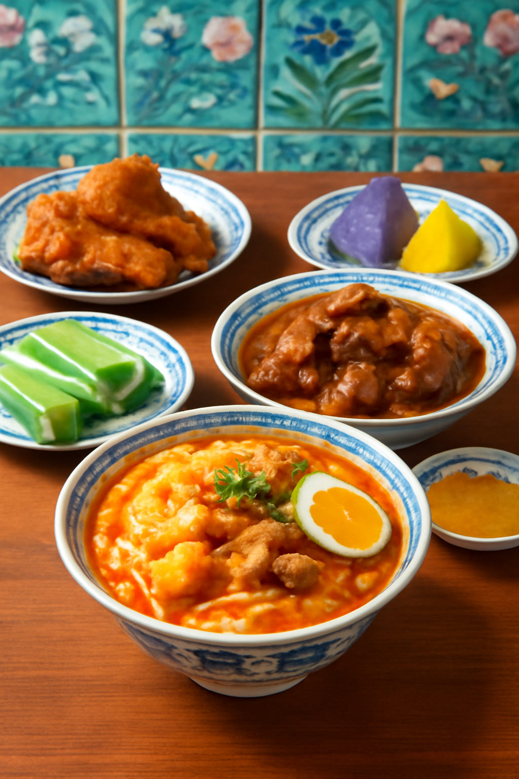 Exploring the Fusion of Malay and Chinese Influences in Peranakan Cuisine of Singapore