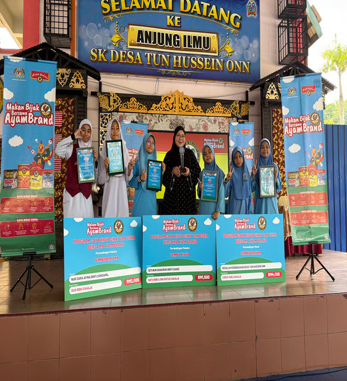 Makan Bijak Bersama Ayam Brand™ 2025 — Engaged Over 6,300 Creative Young Minds Through Nutrition and Art