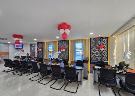 Semarak HUT ke-81 RI, BRI BO Kemayoran Percantik Kantor dengan Dekorasi Merah Putih