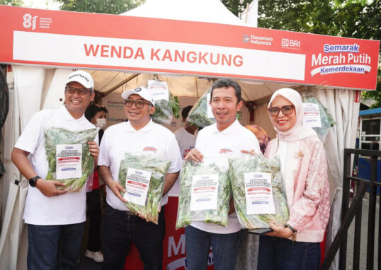 UMKM Binaan BRI Region 6 Antusias Ramaikan Festival Semarak Merah Putih di Pasar Malaka Rorotan